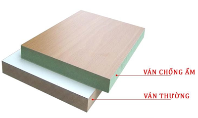 Nội thất sơn hồng bằng MDF