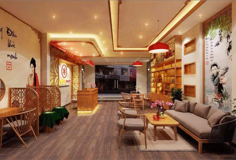 Nội thất spa Đông Y