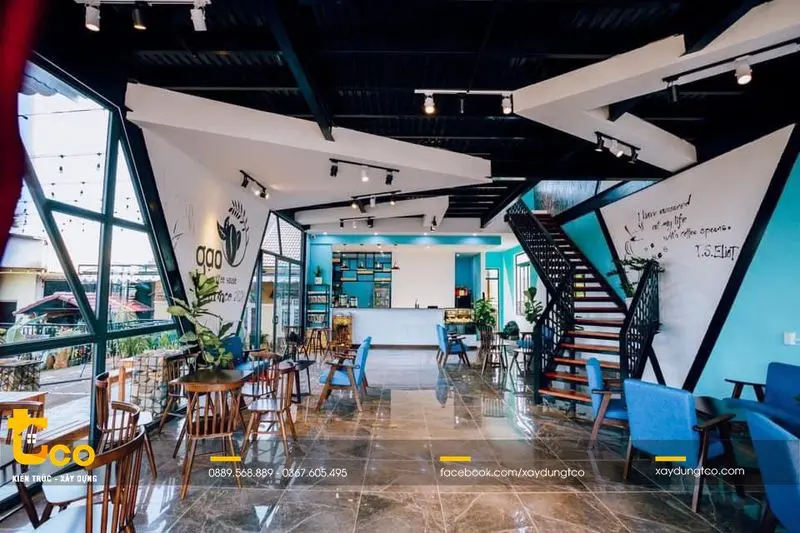 Không gian quán cafe xay dựng chuyên nghiệp