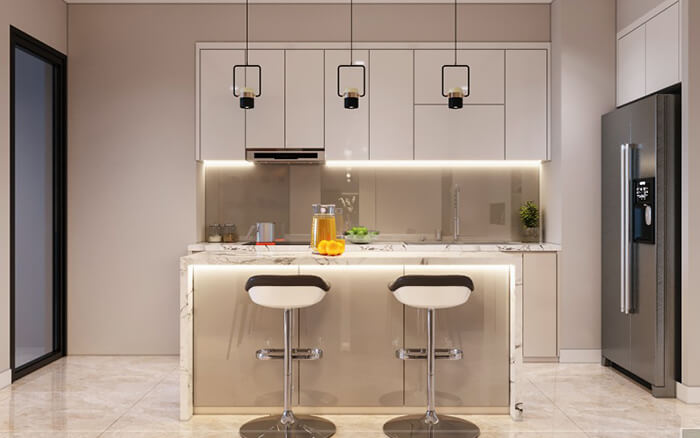 Quầy bar hiện đại cho chung cư