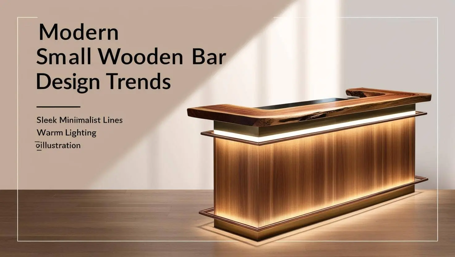 Quầy Bar Gỗ đẹp Hiện đại (2)