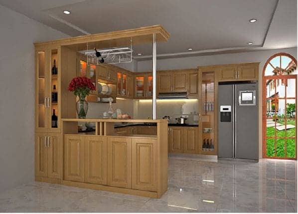 Quầy bar bếp đẹp