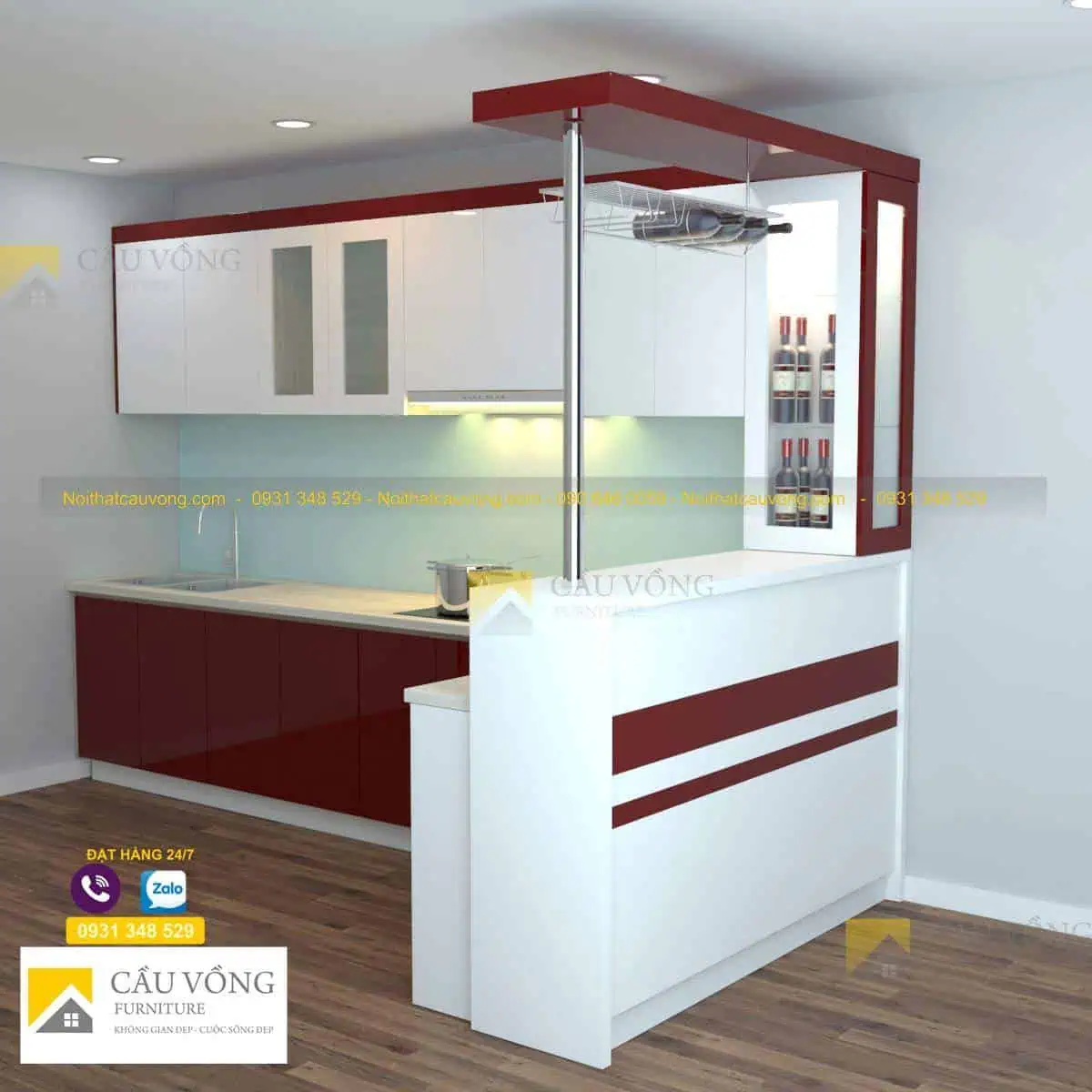 Quầy bar kiểu dáng hiện đại