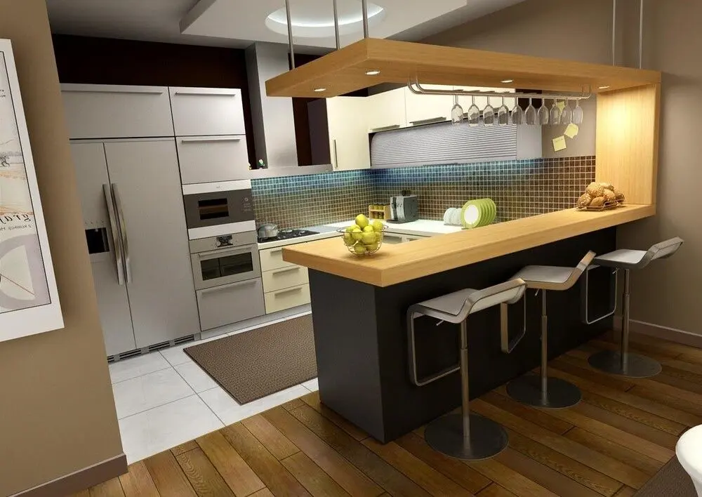 Quầy bar mini đẹp hiện đại