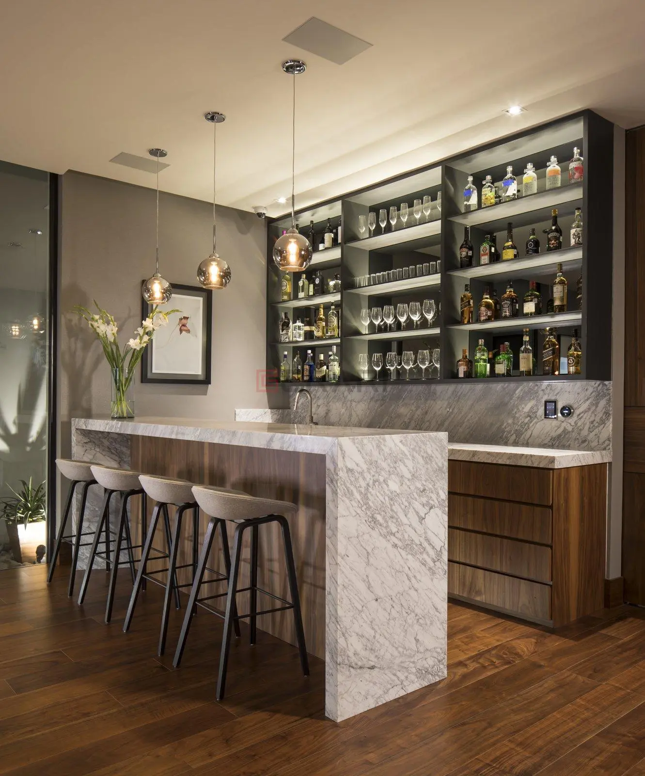 Mẫu quầy bar gia đình đẹp mê ly