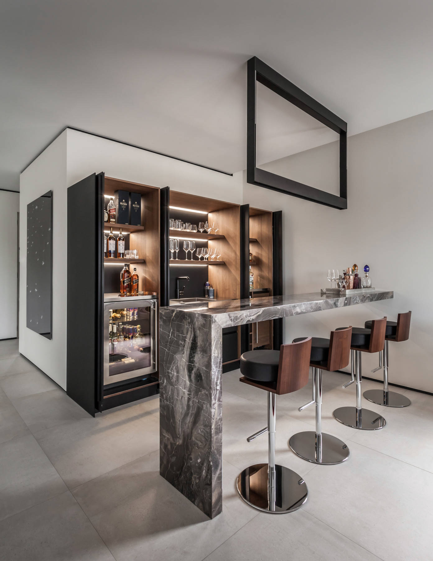 Quầy bar đẹp mắt và sang trọng