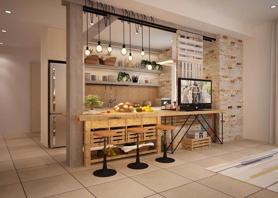 Quầy bar hình chữ L