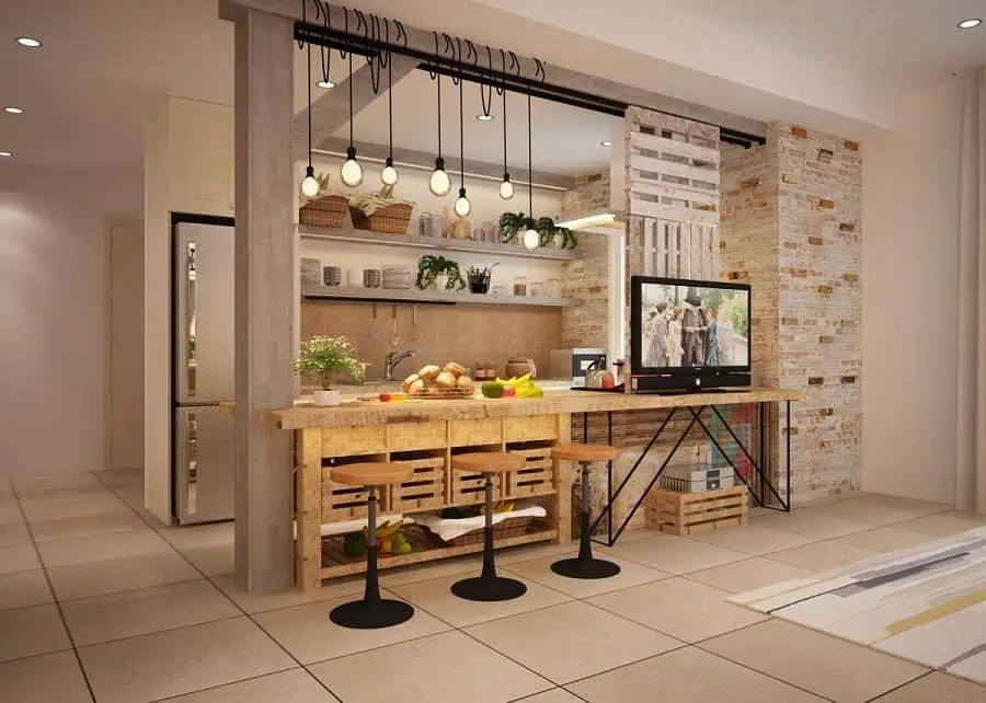 Quầy bar hình chữ L