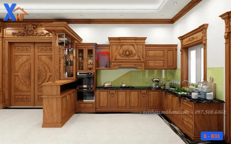 Quầy bar bếp đẹp