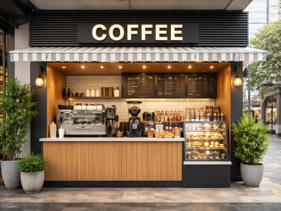 quầy cafe mang đi – ảnh minh họa
