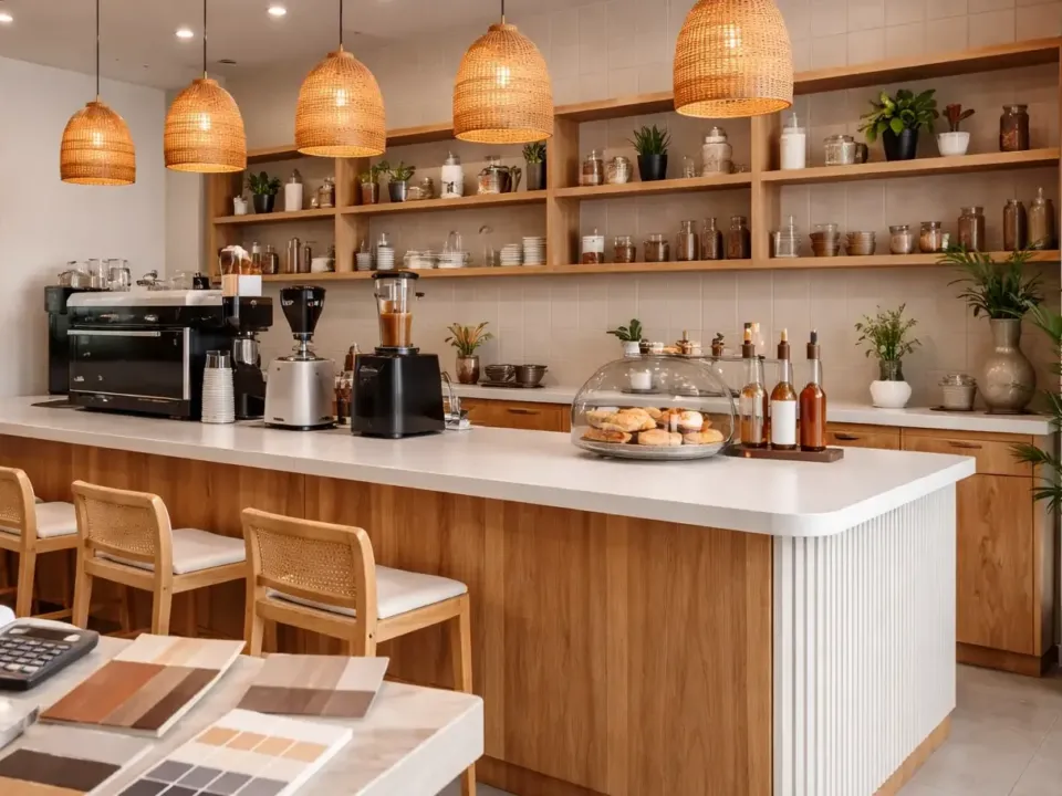 quầy cafe nhập khẩu – hình ảnh Bluecons