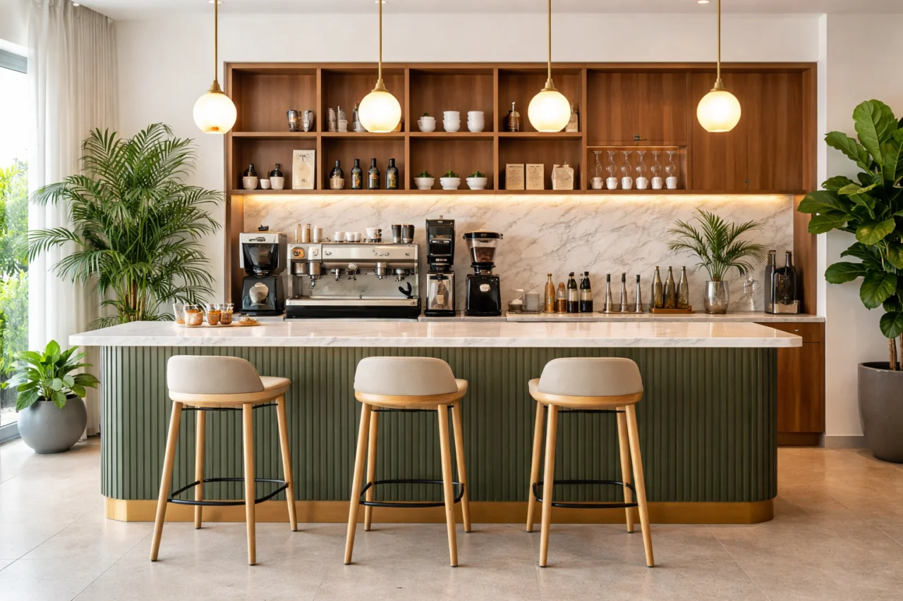 quầy cafe nhập khẩu – ảnh minh họa