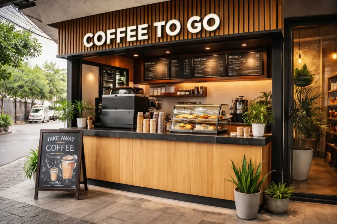 quầy cafe văn phòng – hình ảnh Bluecons