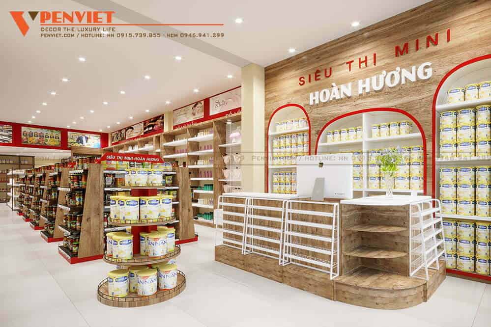 Thiết kế siêu thị mini