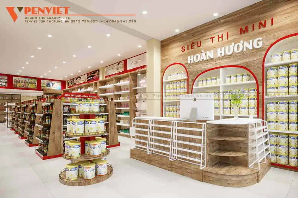 Thiết kế siêu thị mini