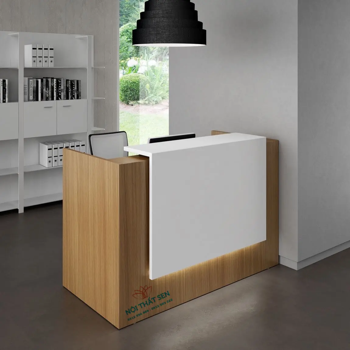 Quầy lễ tân 1m2 đẹp
