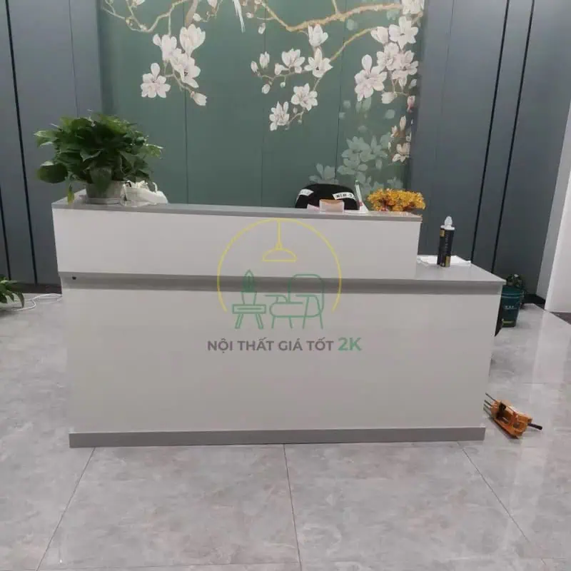 Quầy lễ tân 1m4 đẹp
