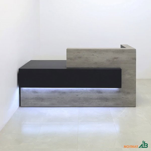 Quầy lễ tân đa dạng màu sắc
