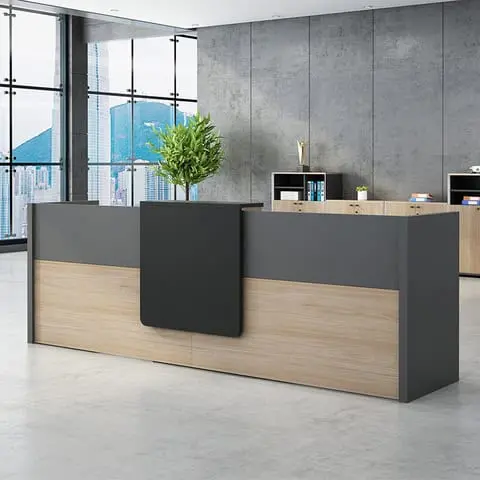 Quầy lễ tân bàn tiếp tân 3m