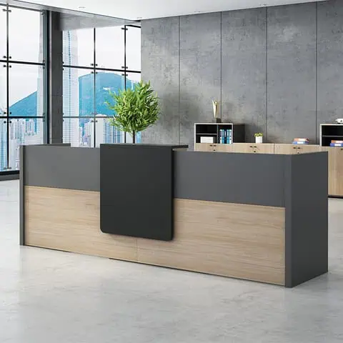 Quầy lễ tân bàn tiếp tân 3m