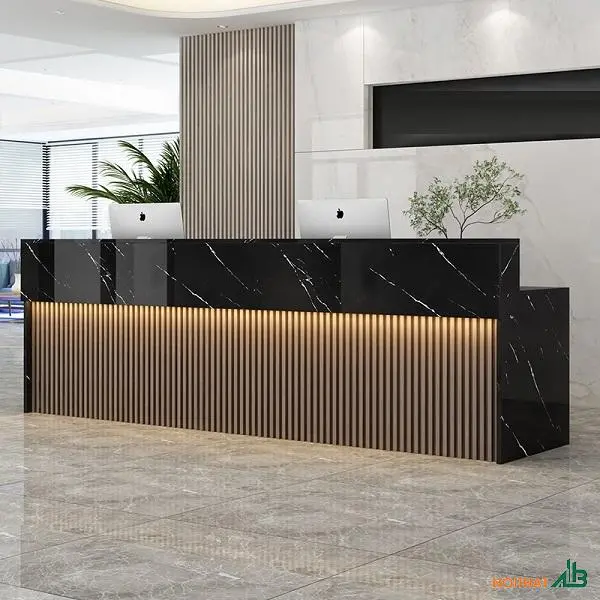 Quầy lễ tân làm bằng nhựa