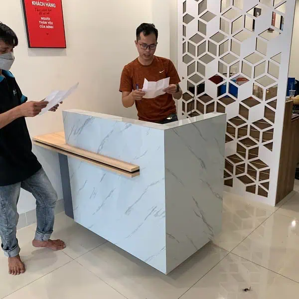 Quầy lễ tân đẹp