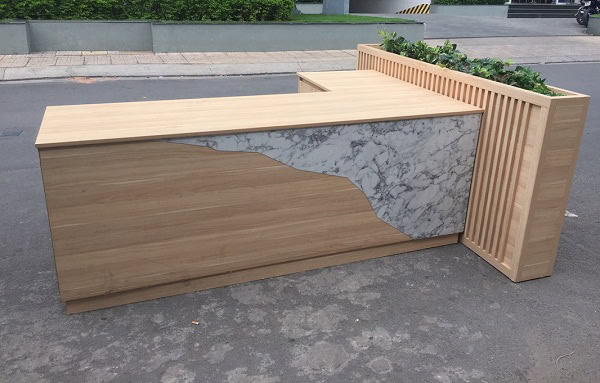 Quầy lễ tân cũ giá rẻ
