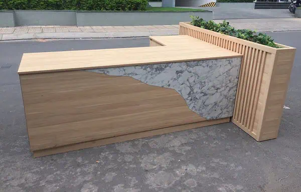 Quầy lễ tân cũ giá rẻ