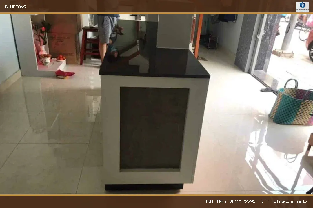Quầy lễ tân đẹp giá rẻ – hình ảnh Bluecons