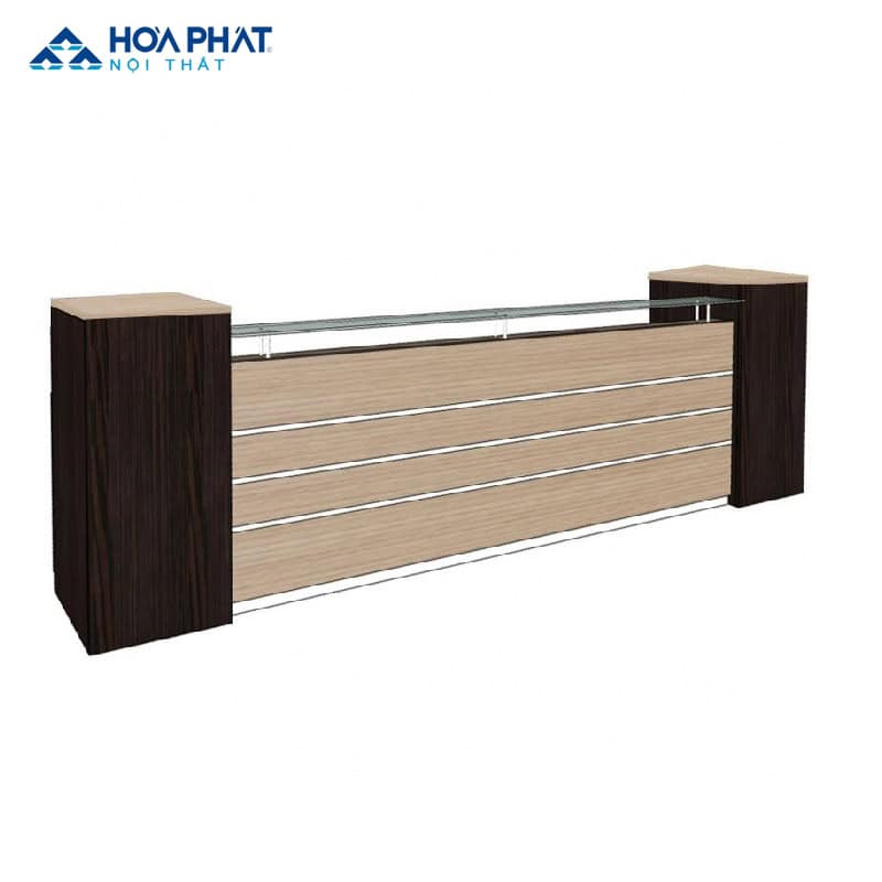 Quầy lễ tân bo tròn