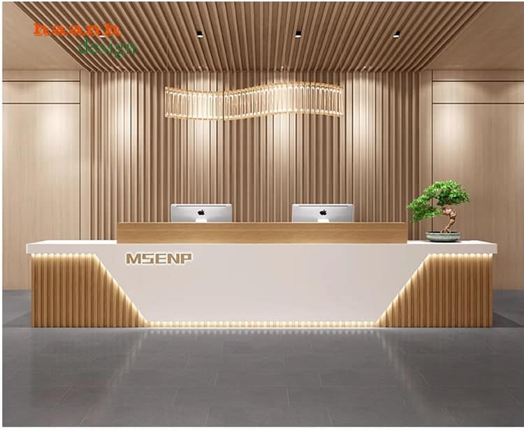 Quầy lễ tân hình chữ L