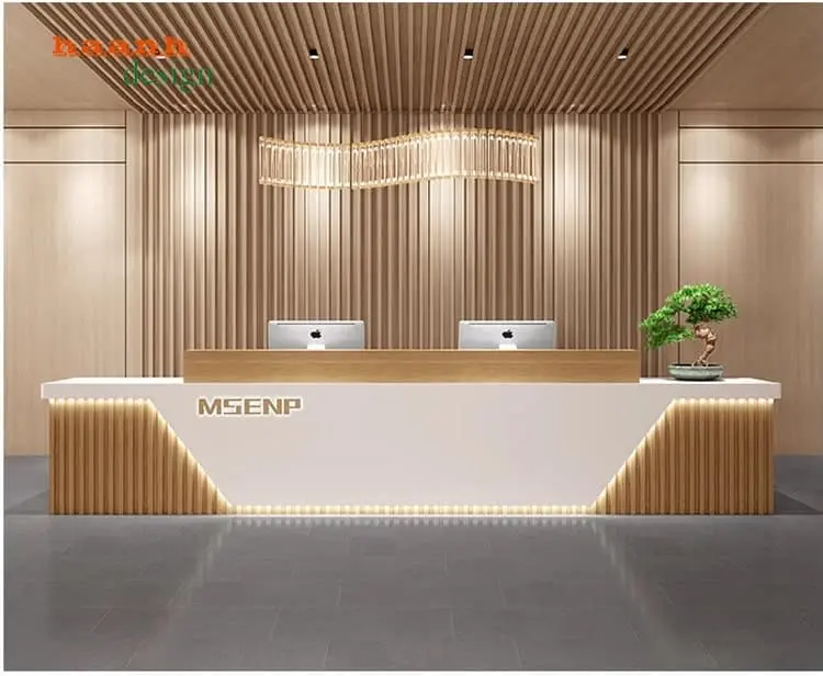 Quầy lễ tân hình chữ L