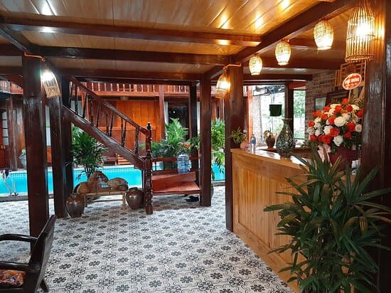 Không gian lễ tân rộng rãi