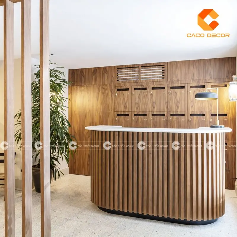 quầy lễ tân khách sạn cao cấp