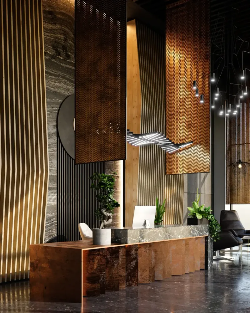quầy lễ tân cao cấp