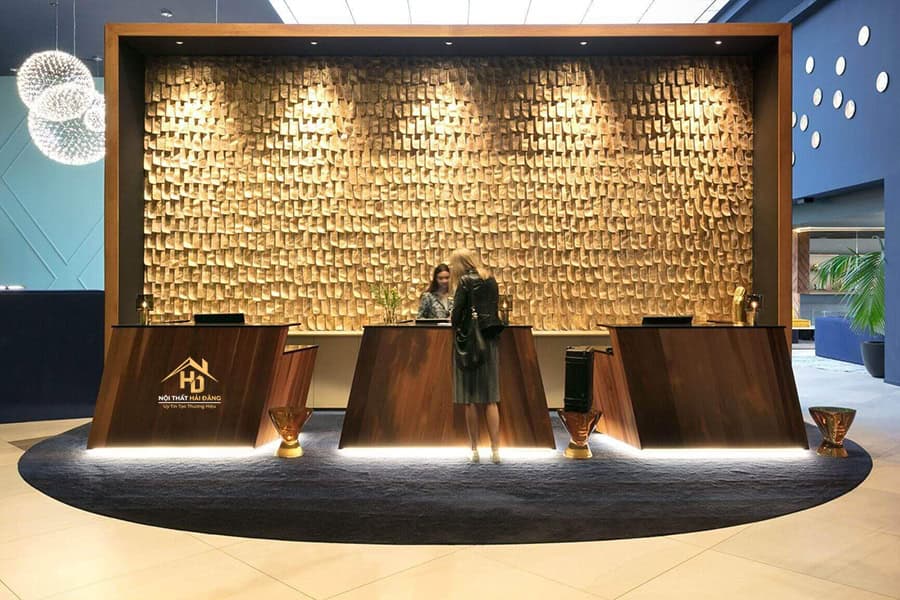 Sắp xếp quầy lễ tân khoa học