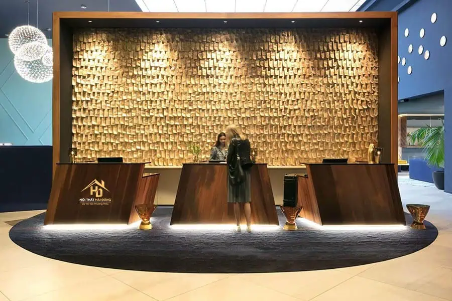 Sắp xếp quầy lễ tân khoa học