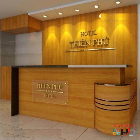 Quầy lễ tân hình chữ L