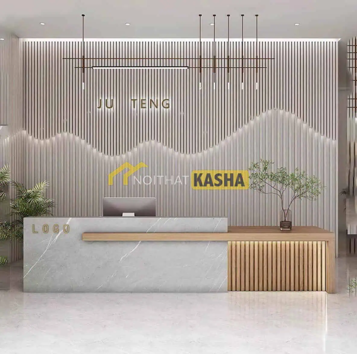 Quầy lễ tân tùy chỉnh