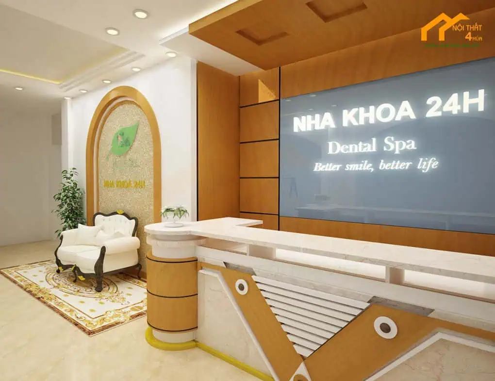 Cách bố trí quầy lễ tân nha khoa chuẩn phong thủy