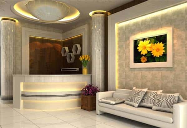 Quầy lễ tân hấp dẫn