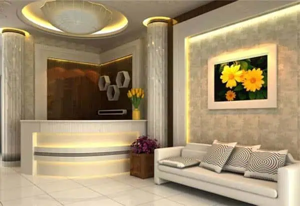 Quầy lễ tân hấp dẫn