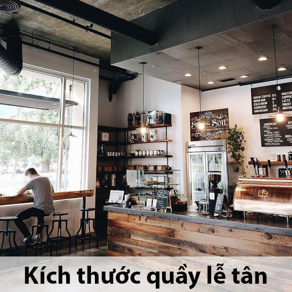 Kích thước quầy lễ tân