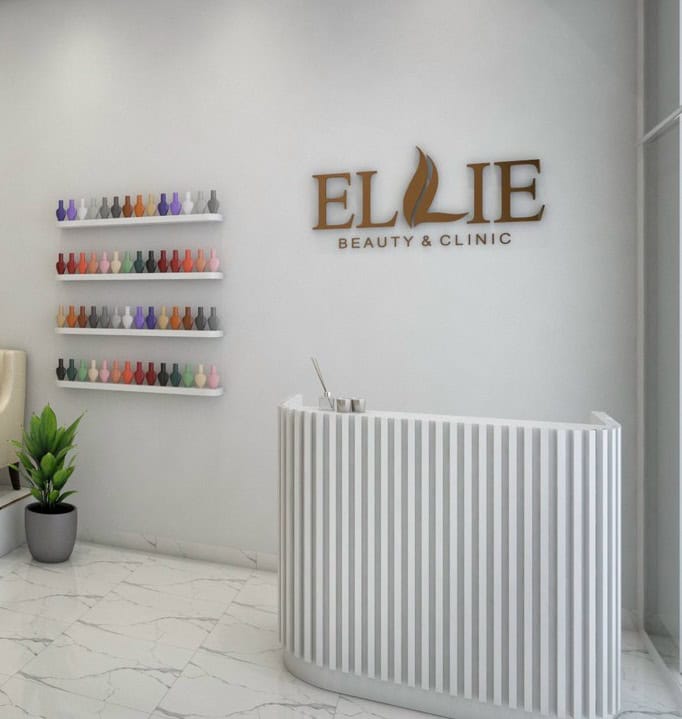 Quầy lễ tân spa thiết kế độc đáo