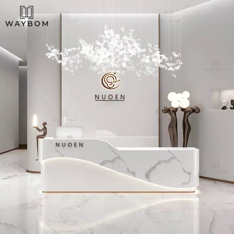 Quầy lễ tân spa mini nhỏ gọn