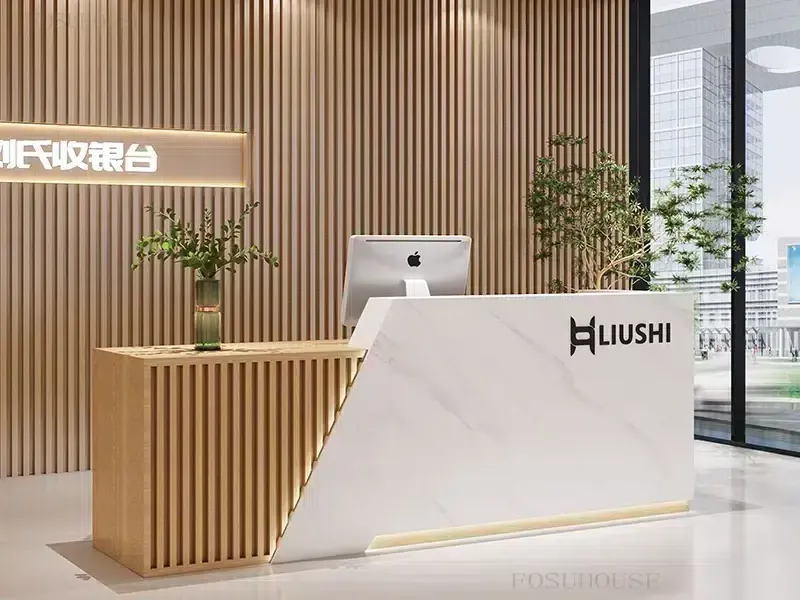Quầy Lễ Tân TPHCM – hình ảnh Bluecons