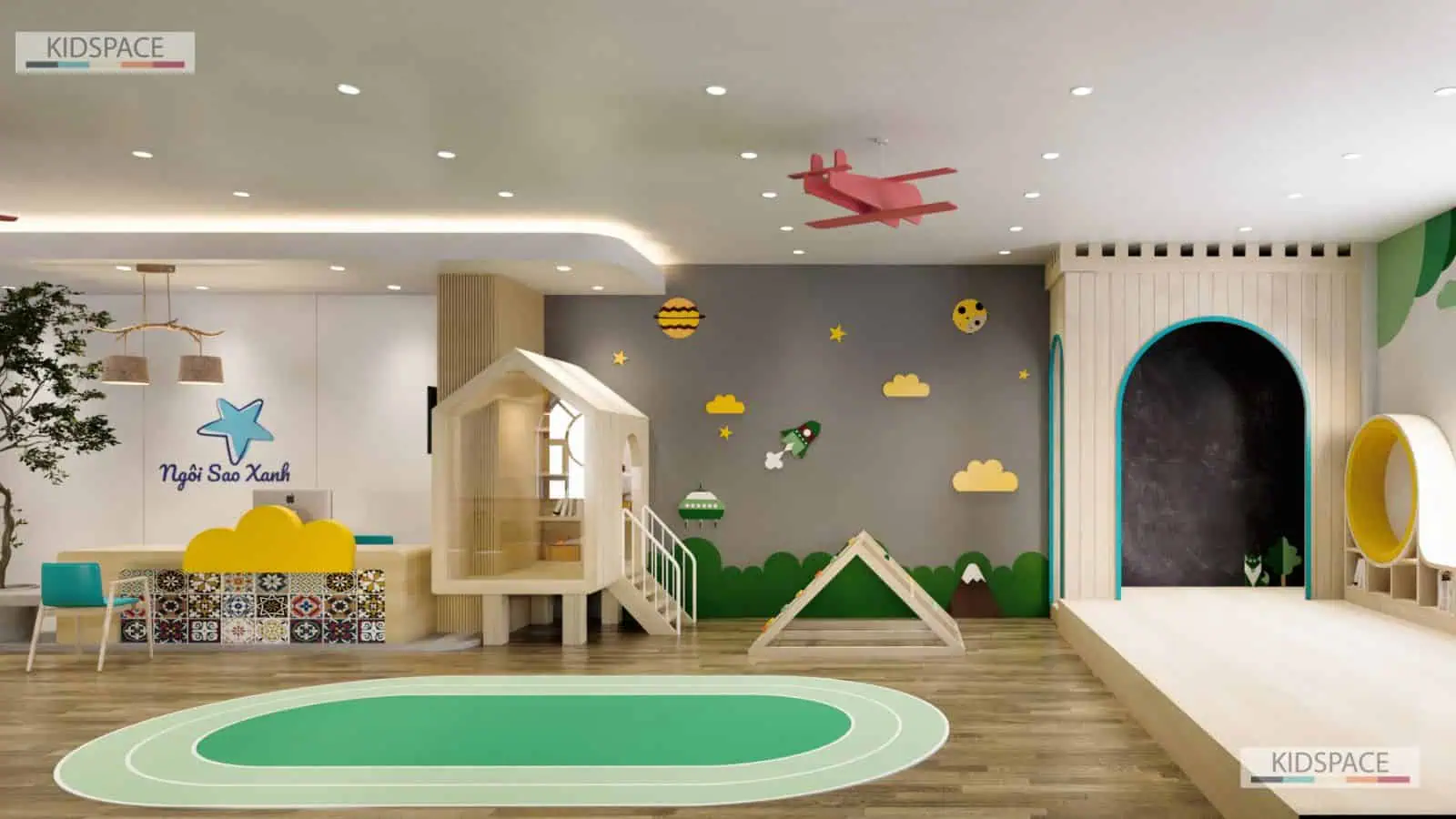 Mẫu thiết kế khu vực lễ tân đẹp