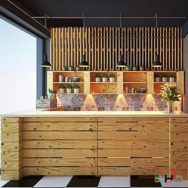 Quầy pha chế tự nhiên