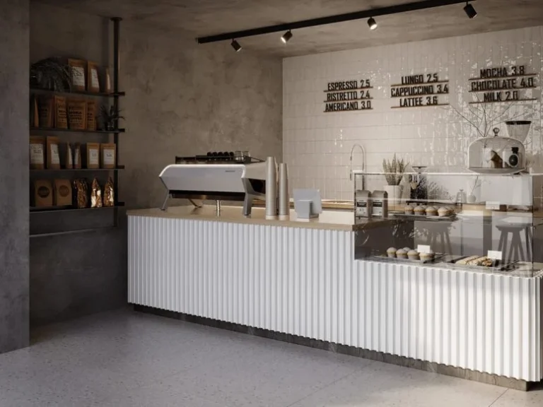 quầy pha chế cafe – hình ảnh Bluecons