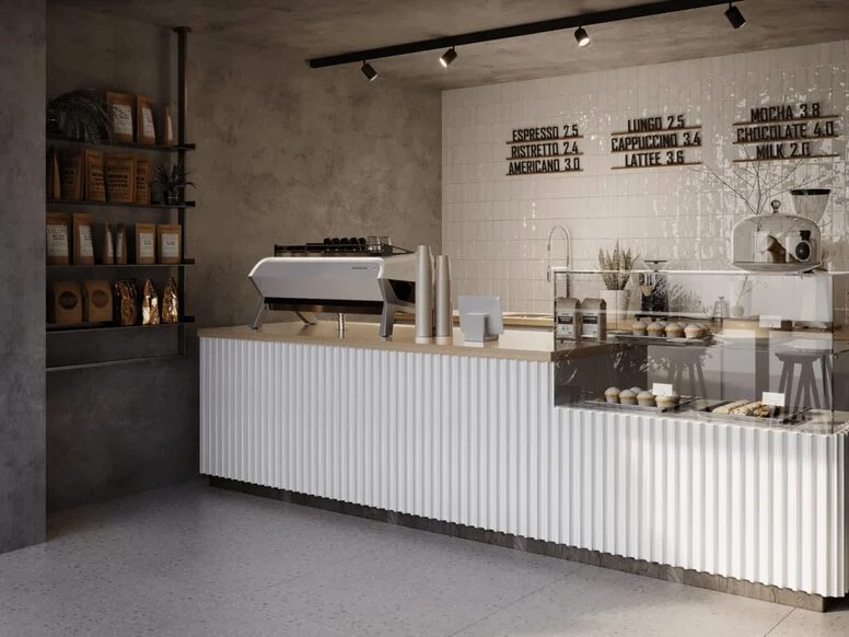 quầy pha chế cafe – hình ảnh Bluecons